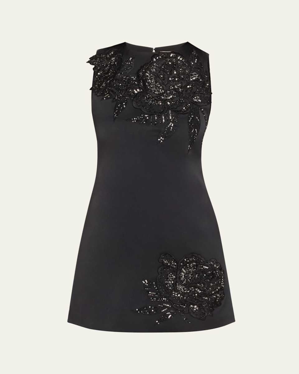 Clyde Embellished A-Line Dress